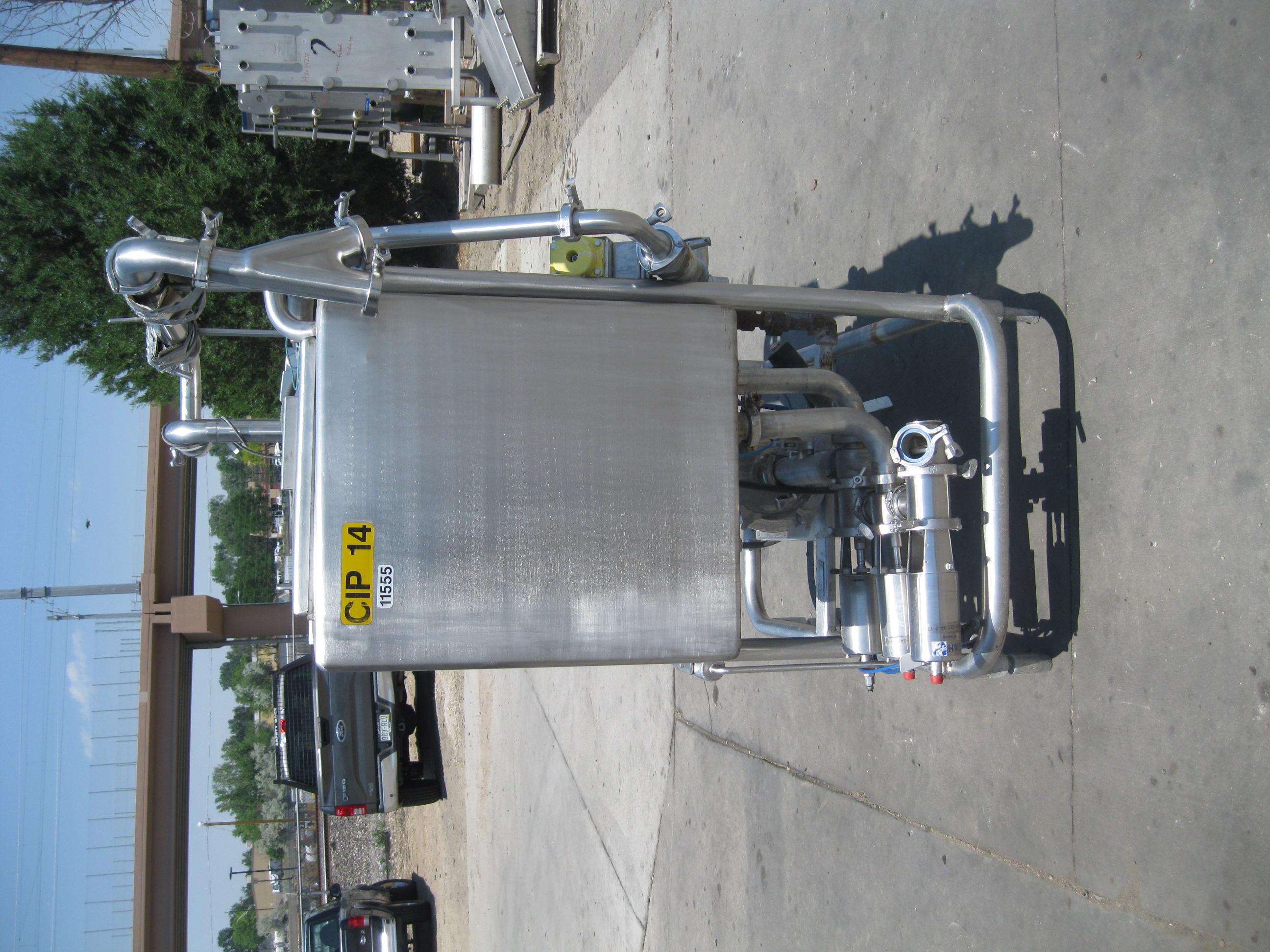 Usado SINGLE TANK CIP SYSTEM 150 GALLON SKID