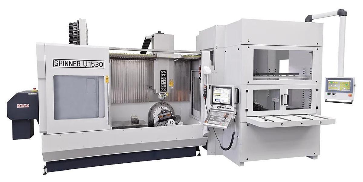U5-1530 5-Axis CNC Trunnion + Fixed Table