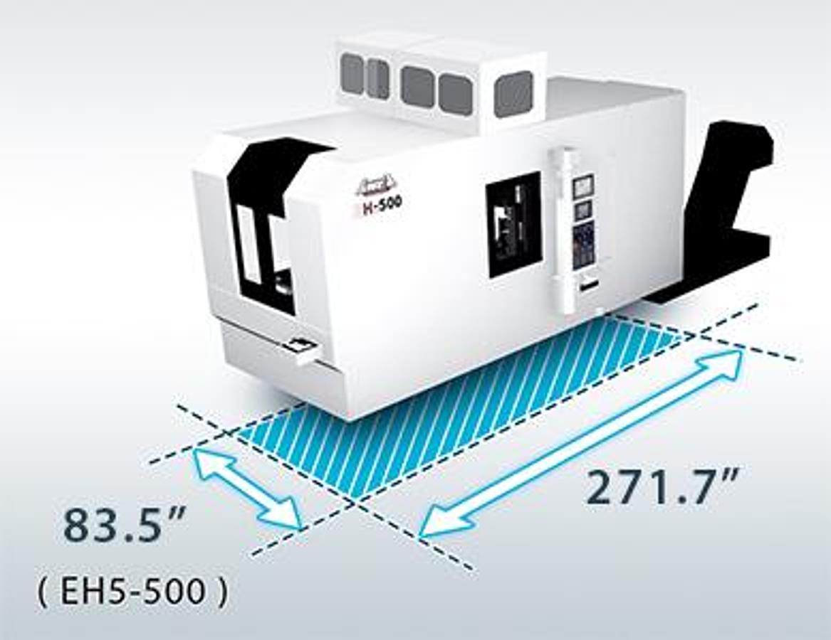EH5-500 - Horizontal 5 axes Machining Centers