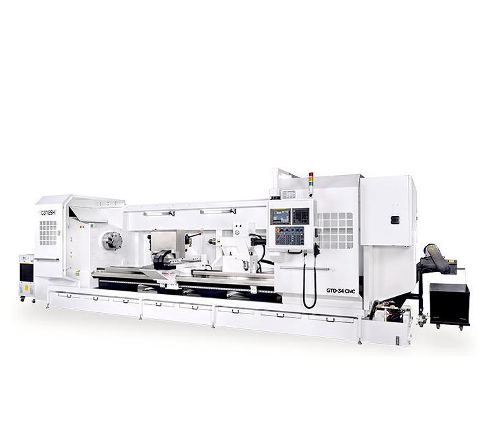 30” Heavy Duty CNC Big Bore Lathe - GTD-34 CNC