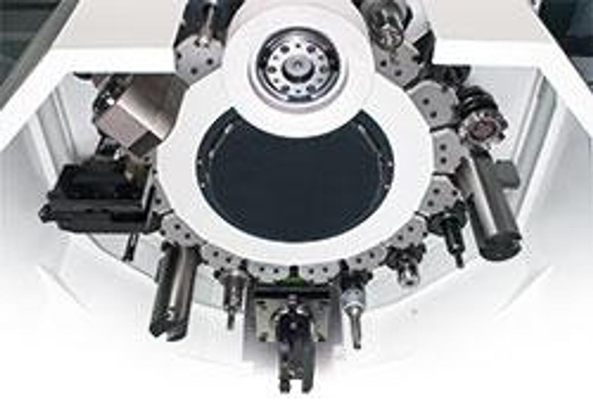 GVF-1112 ( Fixed beam ) - Super Rigid Vertical Turning Center