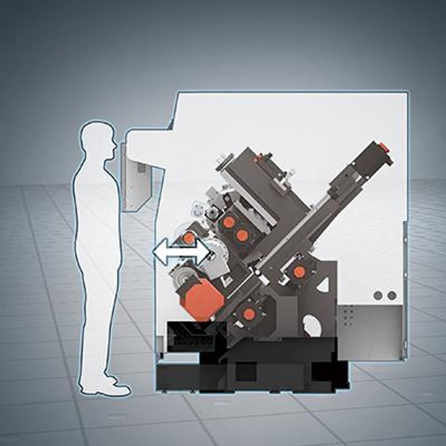 GTS-260XY - Twin Spindles & Turrets Turning Center
