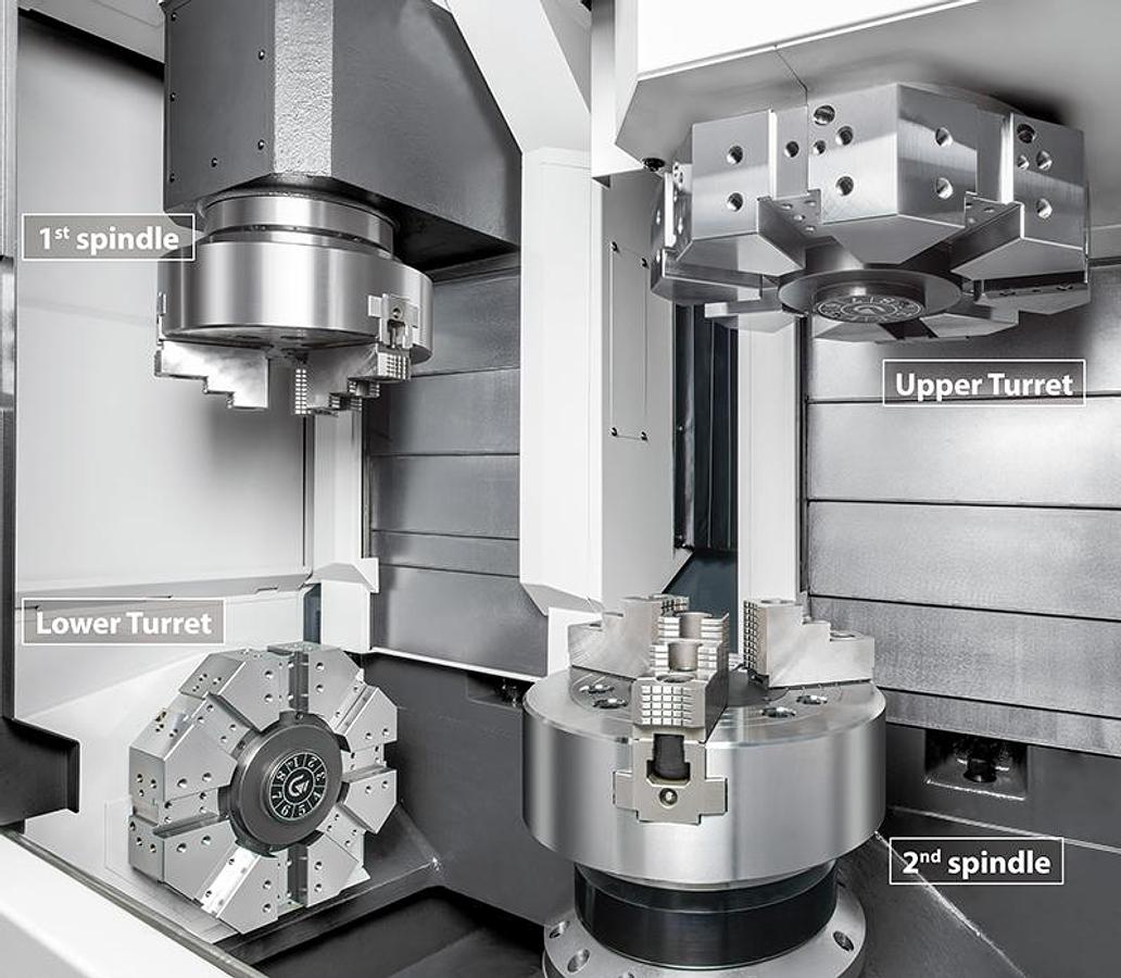 GVI-350 - Inverted Vertical Combination Turning Center