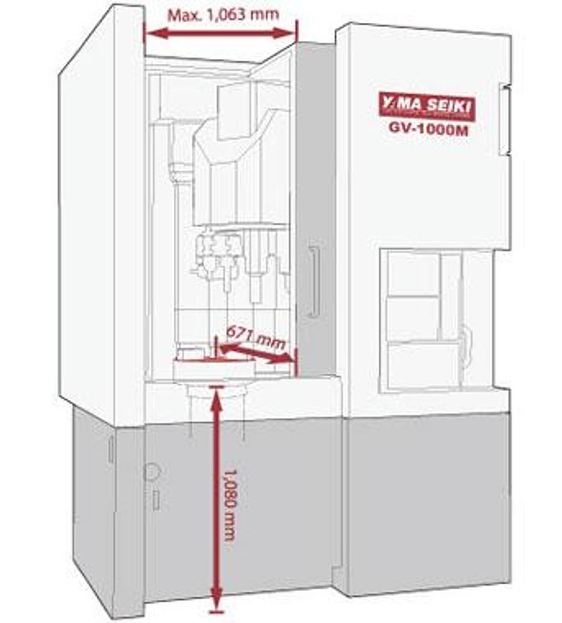 GV-1000M - High Rigidity Vertical Turning Center