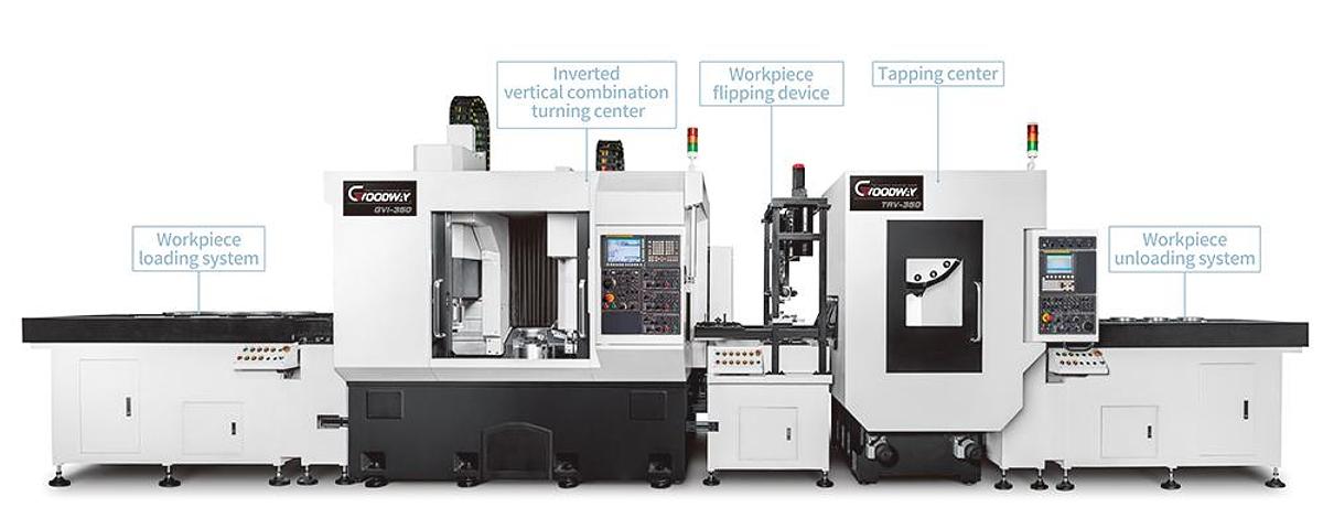 GVI-350 - Inverted Vertical Combination Turning Center