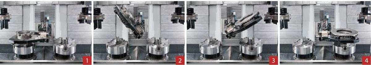GV-500X - Twin Spindles & Turrets Vertical Turning Center