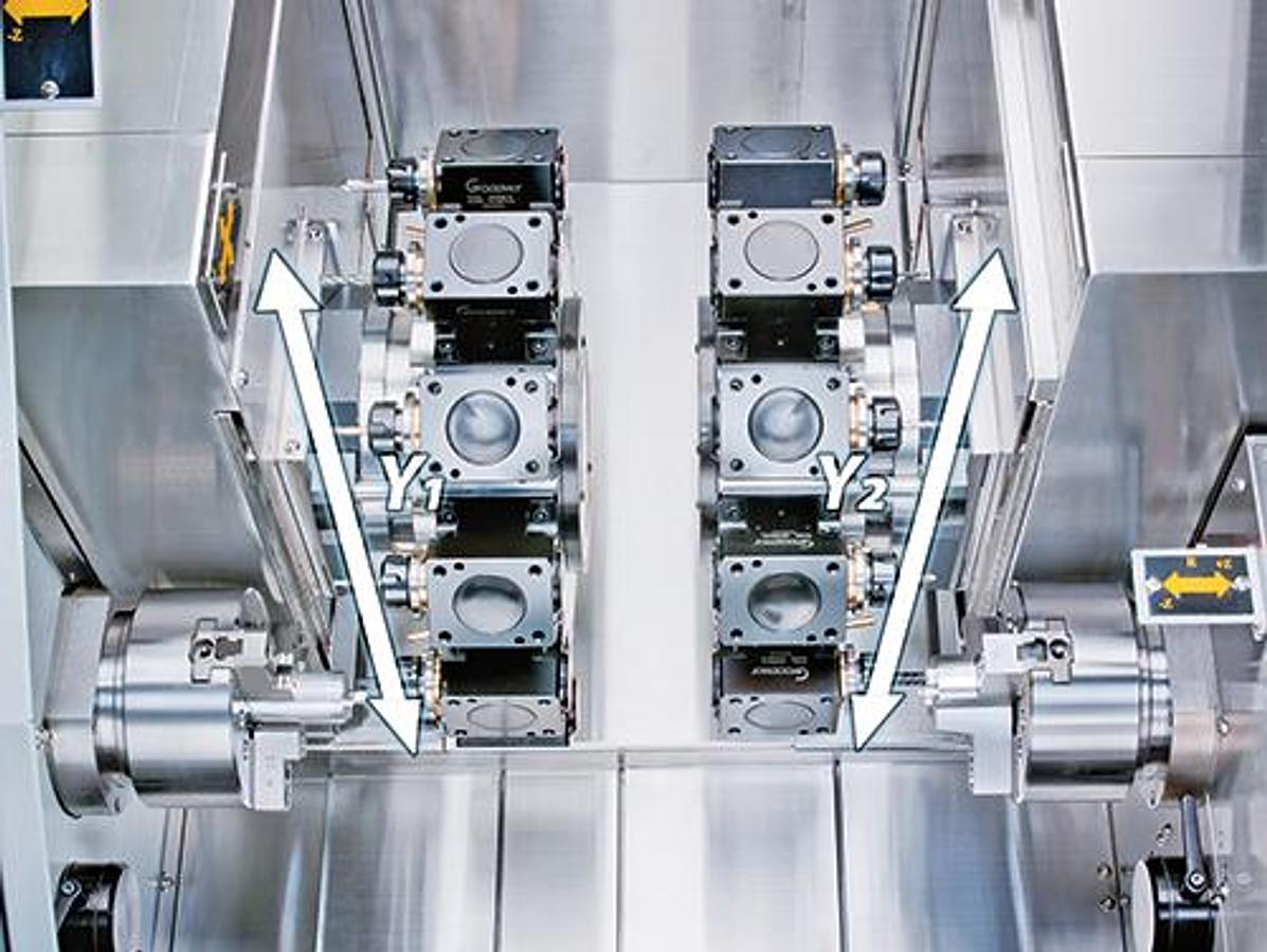 GTS-260XY - Twin Spindles & Turrets Turning Center