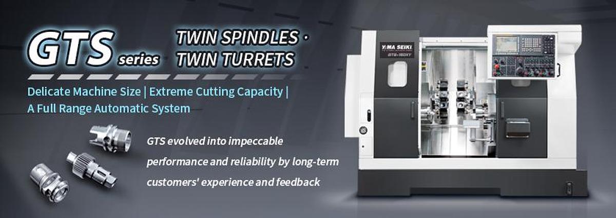 GTS-260XY - Twin Spindles & Turrets Turning Center