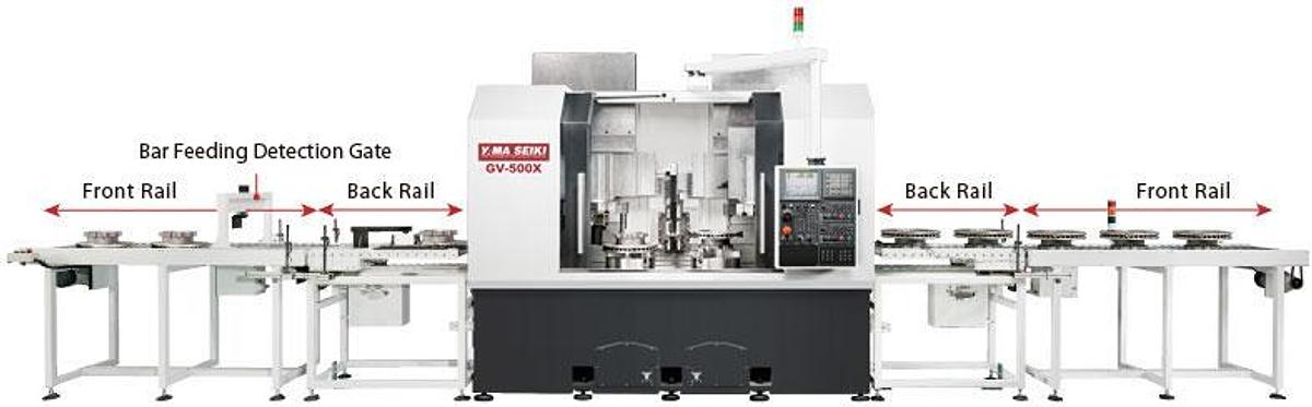 GV-500X - Twin Spindles & Turrets Vertical Turning Center