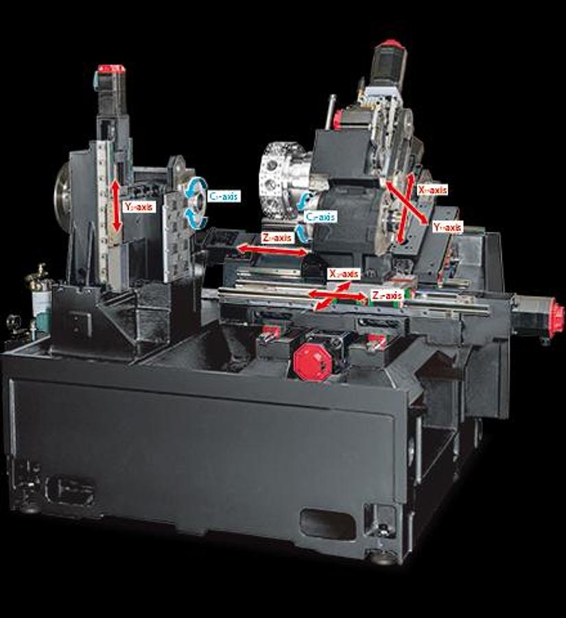 GTW-1500Y - Turret / Gang Tooling Turning Center