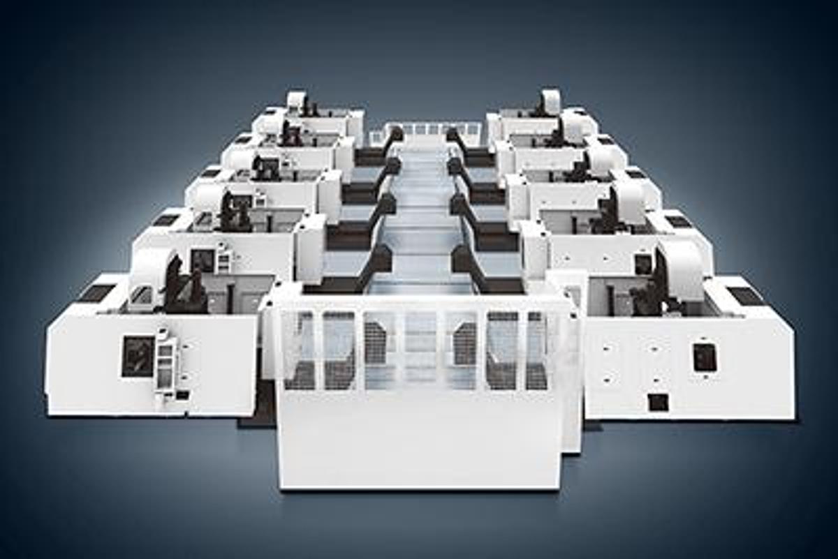 EH5-500 - Horizontal 5 axes Machining Centers
