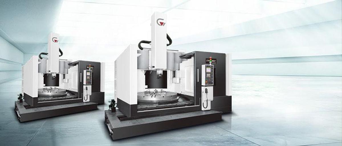 GVF-1215 ( Fixed beam ) - Super Rigid Vertical Turning Center
