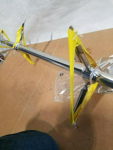 Used NEW Mixing Mixer Shaft Multi Stage Pharmaceutical Stainless Steel Blades & Shaft