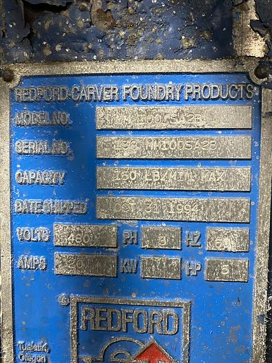 Used 1994 REDFORD 150 LB/MIN HIGH SPEED SAND MIXER