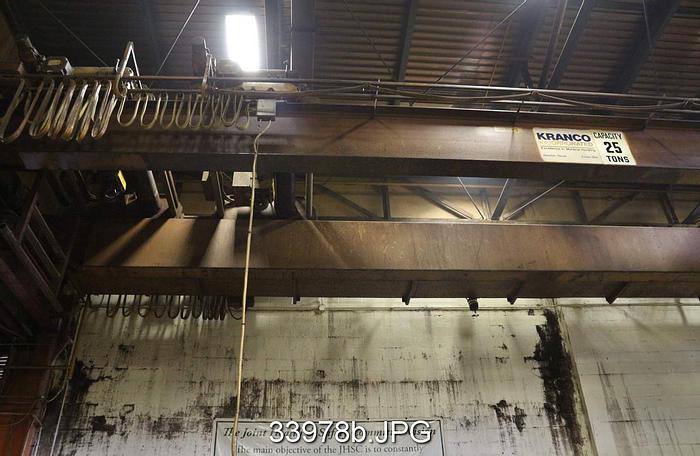 Used Kranco 25 Ton Bridge Crane #33978