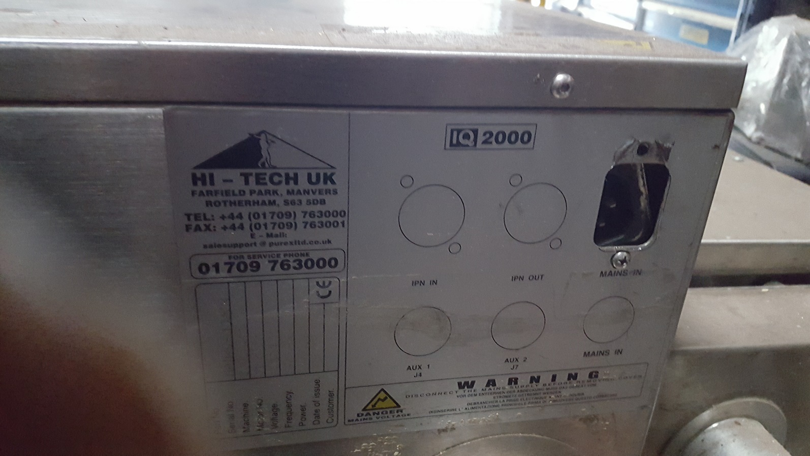 Used Purex Superflow extraction and purification System