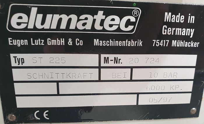 Gebraucht Druckluftstanze Elumatec ST 225