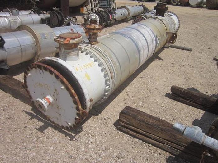 Used Used Heatran approximately 770 sq ft vertical stainless steel heat exchanger