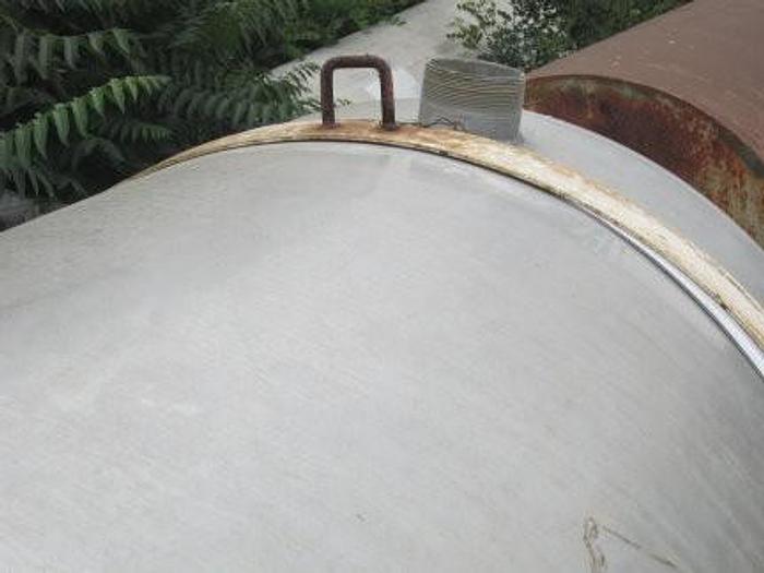 Used Tank, 950 Gallon, 316 Stainless Steel, 46" X 12', Horizontal, On Trailer #S744681