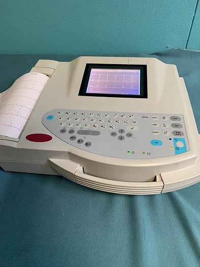 Gebraucht GE Mac 1200 ST EKG Gerät V6.2 mit 10 adriges EKG Kabeln