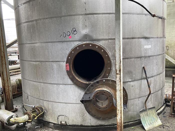 Used Used Design Tanks 33,000 gallon vertical fiberglass storage tank