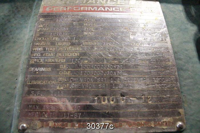 Used Reliance AC Motor #30377