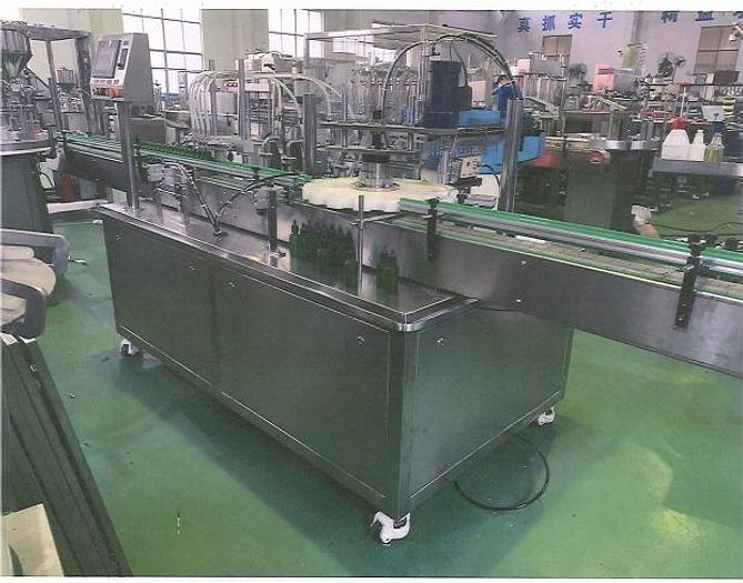 Used LIKE NEW SINO AUTOMATIC LIQUID ORAL DROPPER 4 HEAD BOTTLE FILLER & CAPPING MACHINE (#9455)