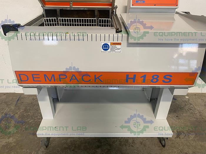 Used Clamco Dempack H18S Shrink Wrapping Machine - Single Step Seal,Trim, & Shrink
