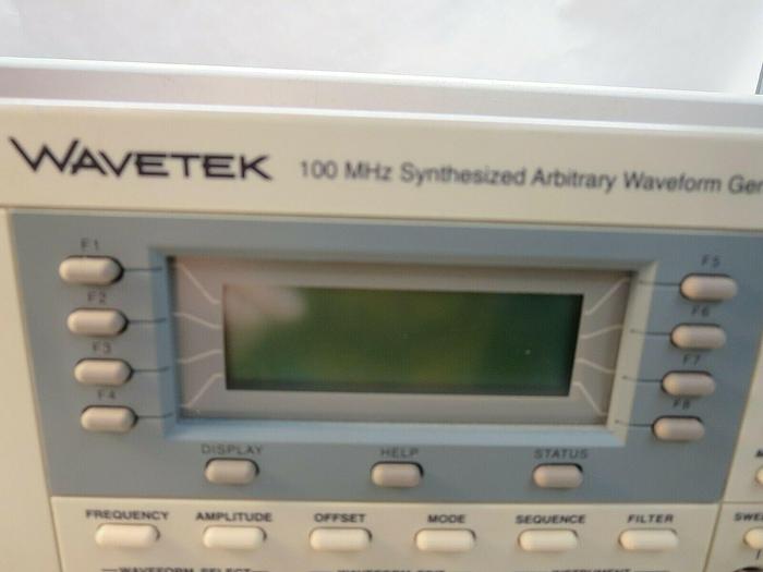 Used Wavetek 100 MHZ Synthesized Arbitrary Waveform Generator
