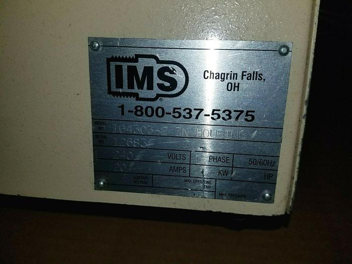 Used TWO IMS 2 Zone Temperature Control 104303-2 ZN with Hot Runner Nozzles