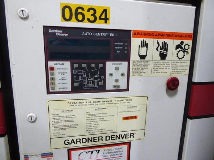 Used GARDNER DENVER 150 SCREW AIR COMPRESSOR