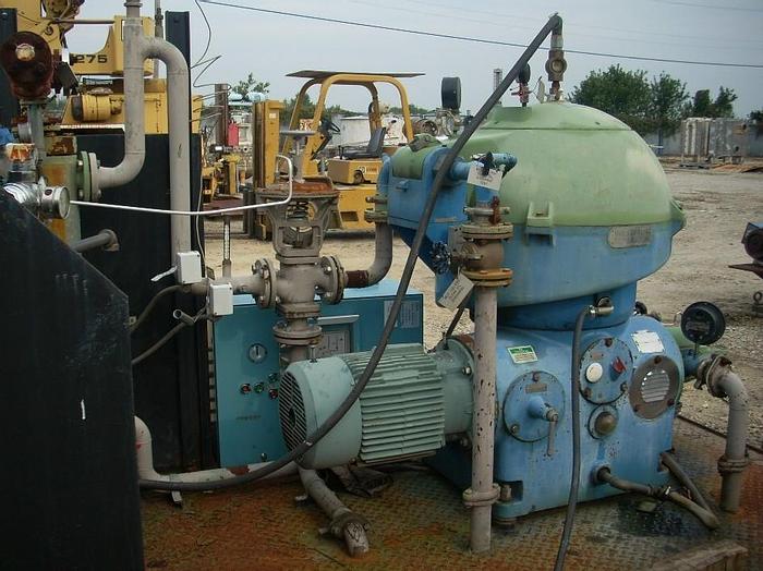Used Centrifuge, Disc, Separator, Westfalia, Osa35, S/st, 25 HP #L738366