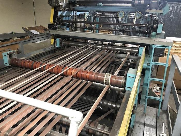 Used 60" WIDE HAMBLET SHEETER W/ 4 BACKSTANDS & DRIVE UPDATE