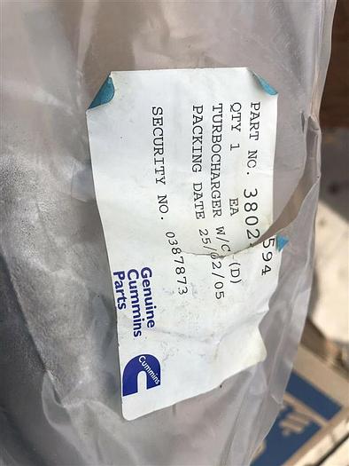 Used 0 Cummins Turbo Charger - 3802594RX