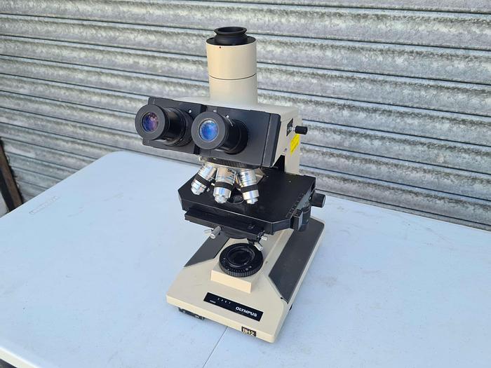 Used Olympus BH-2 Microscope with 5 objectives