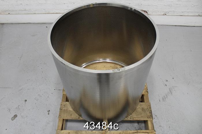 Used Bird Model 14 Stainless Steel Inner Basket, 2mm Holes #43484