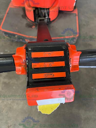 Used Raymond 112AT-FRE60L Rider Pallet Jack 6000 Lbs Capacity w/ Hawken Battery