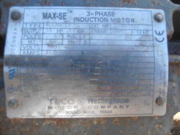 Used Pump, 25 HP, Vaughan, Chopper Pump, Mdl HF4RCS, #C741987