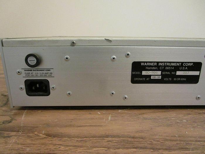 Used Warner Instruments EC-800 Epithelial Voltage Clamp