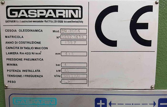 Used 1997 GASPARINI CO 2004