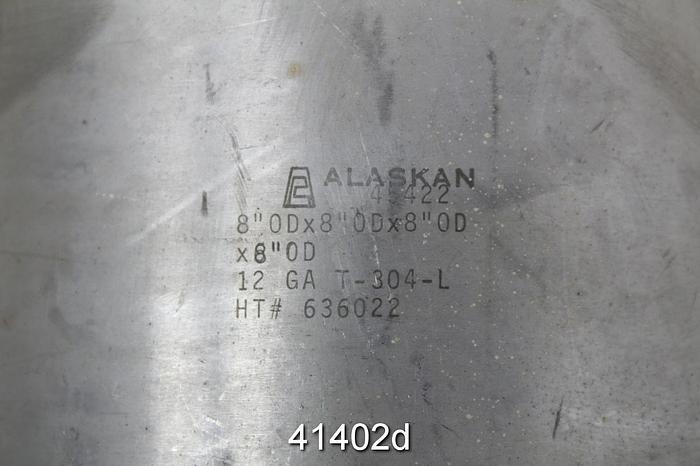 Used Alaskan 4-Way T-304L Stainless Steel Tubing #41402