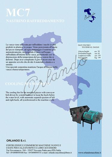 MC7 - NASTRINO RAFFREDDAMENTO / COOLING BIN MACHINE