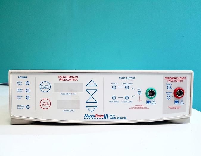 Used MicroPace NEC Flachmonitor mit Stimulus Anschlussbox und Stimulus Generator Einheit für EPS 320