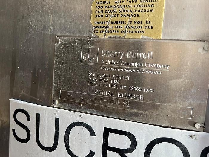 Used 10,000 GALLON CHERRY BURRELL VACUUM RATED TANK - S/S - JACKETED