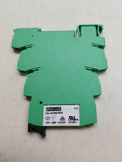 Used Phoenix Contact PLC-BSC-24DC/21 Relay with Base