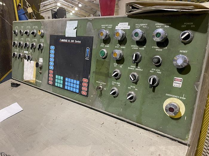 Used Bradbury "DOUBLE HIGH" & RAFTED ROLLFORMING LINE for AG Panel