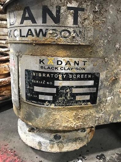 Used KADANT BLACK CLAWSON  MDL. VS 80 VIBRATING SCREEN