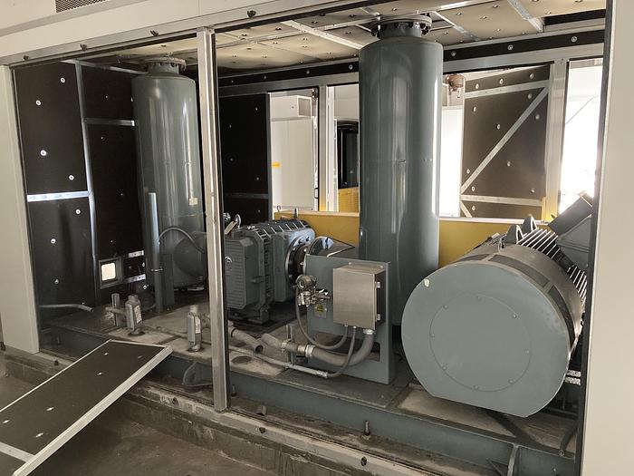 Used Used PdBlower Pressure Package consisting of acoustic housing with (1) Roots 821 RCS-J positive displacement blower