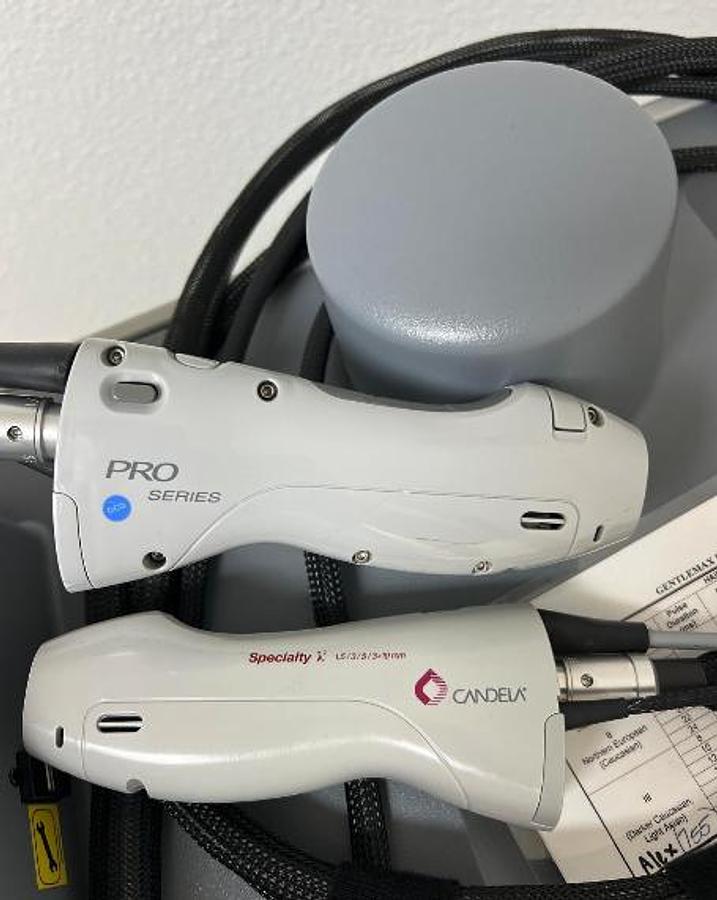 Used 2019 Candela Gentlemax Pro- Standard and Vascular Delivery Systems