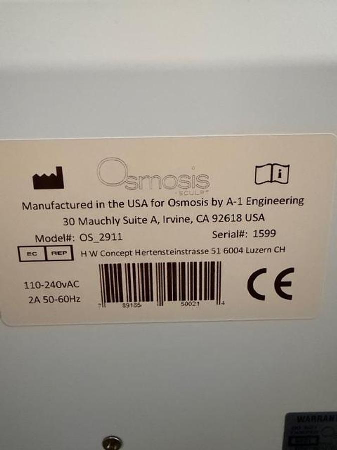 Used Neurotris Osmosis + OS-2911 16-Channel Body Sculpting System